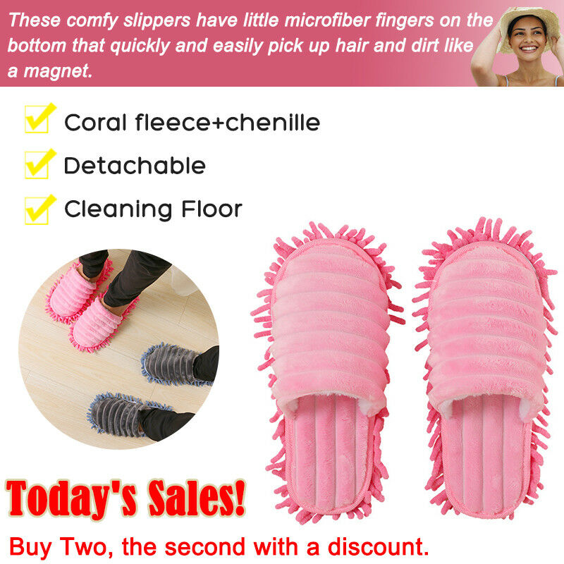 Cleaning Slippers Floor Mop Flip-Flops