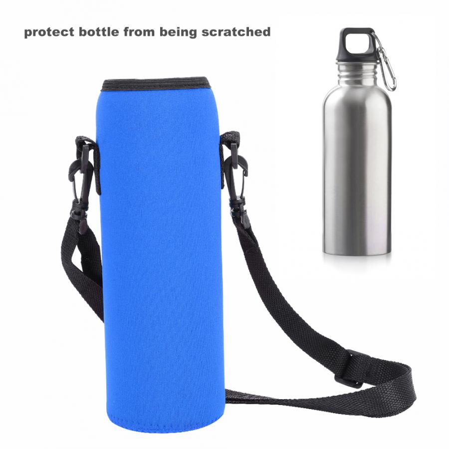 Water Bottle Sleeve with Strap