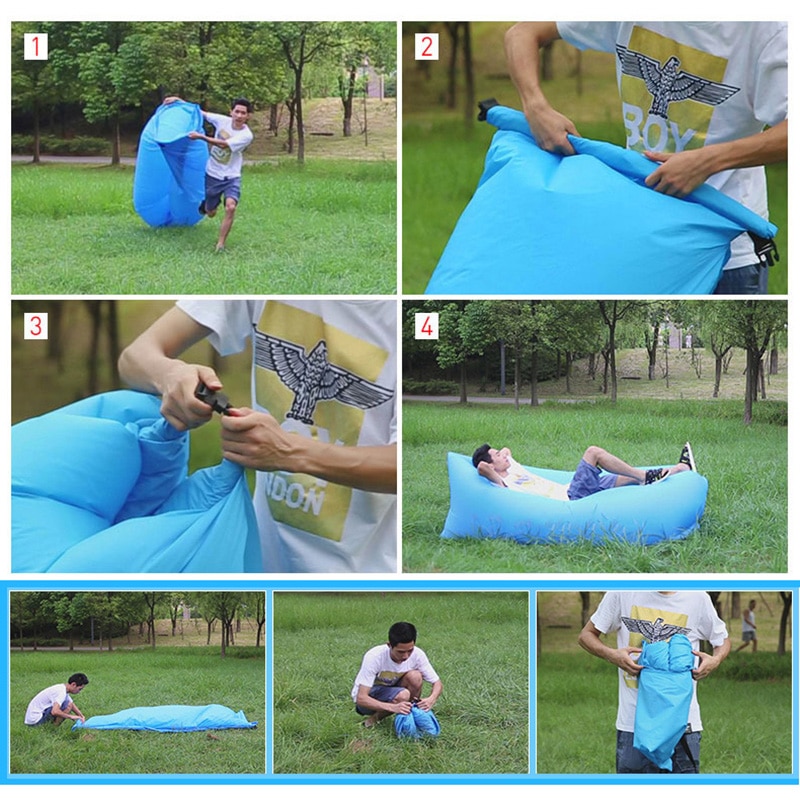 Inflatable Beach Chair Portable Air Sofa