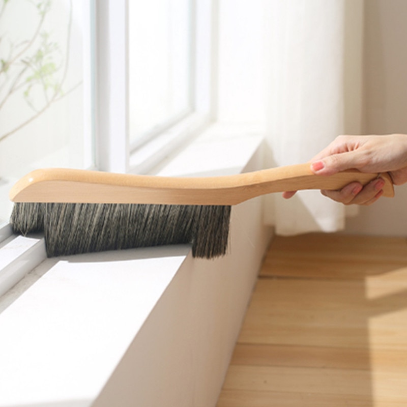 Dusting Brush Wooden Cleaning Tool 