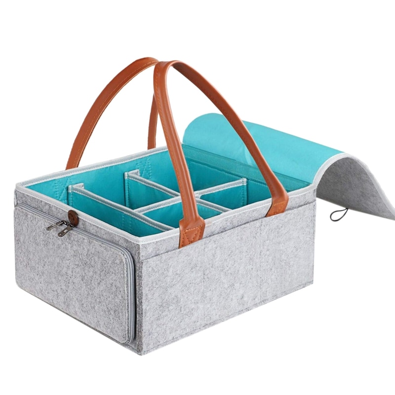Felt Storage Basket Fabric Organizer