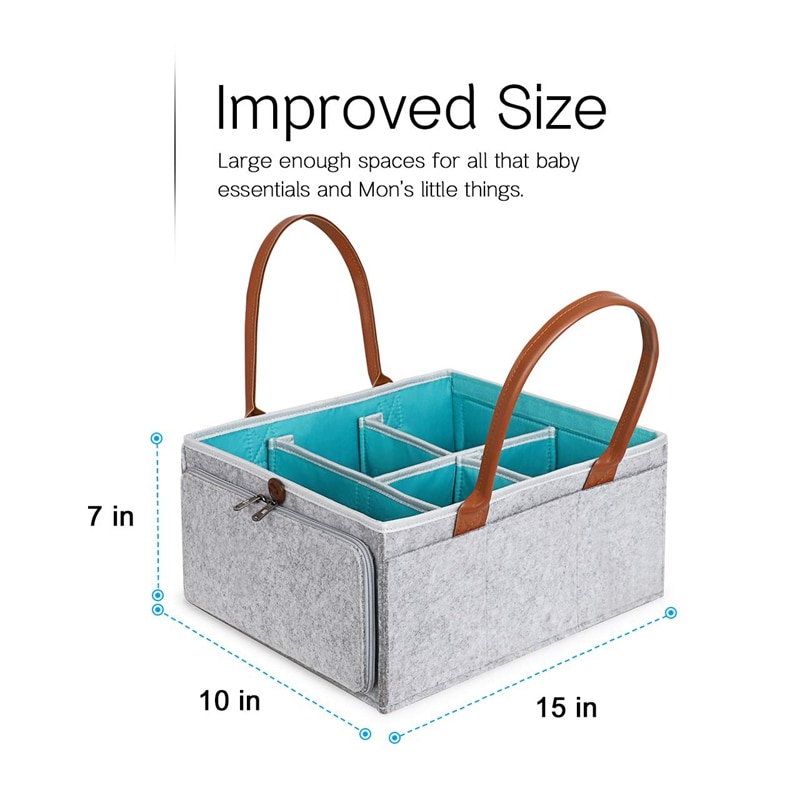 Felt Storage Basket Fabric Organizer