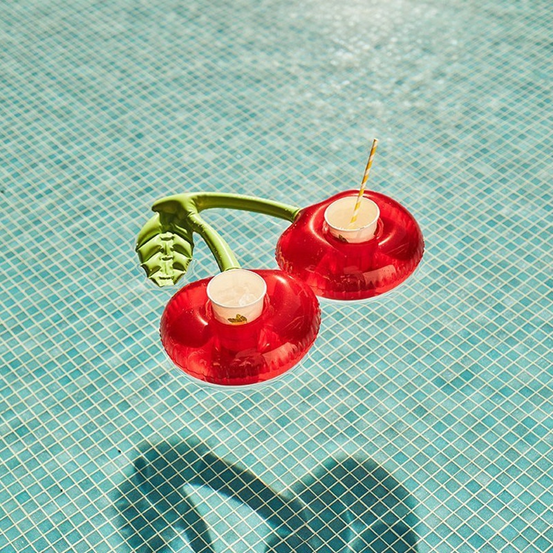 Pool Drink Holder Cherry Design 