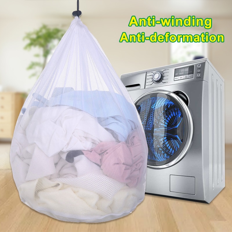 Drawstring Laundry Bag Mesh Bag