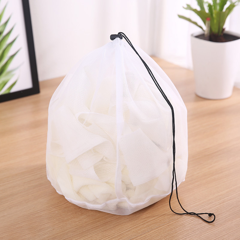 Drawstring Laundry Bag Mesh Bag