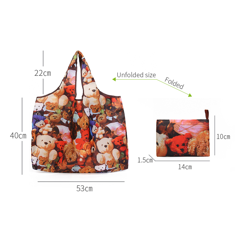 Foldable Tote Bag Reusable Shopping Bag