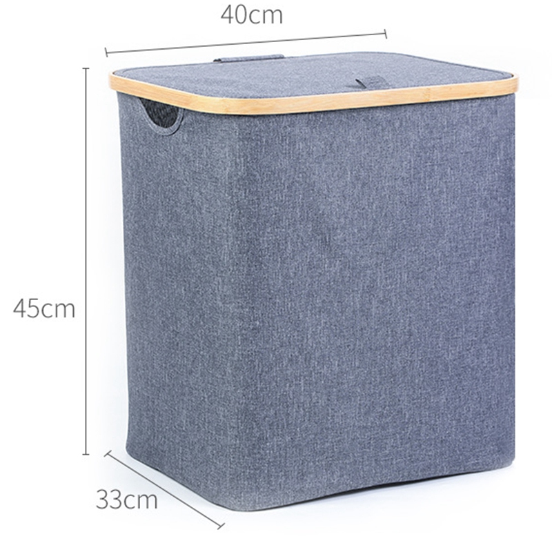 Collapsible Laundry Hamper with Lid