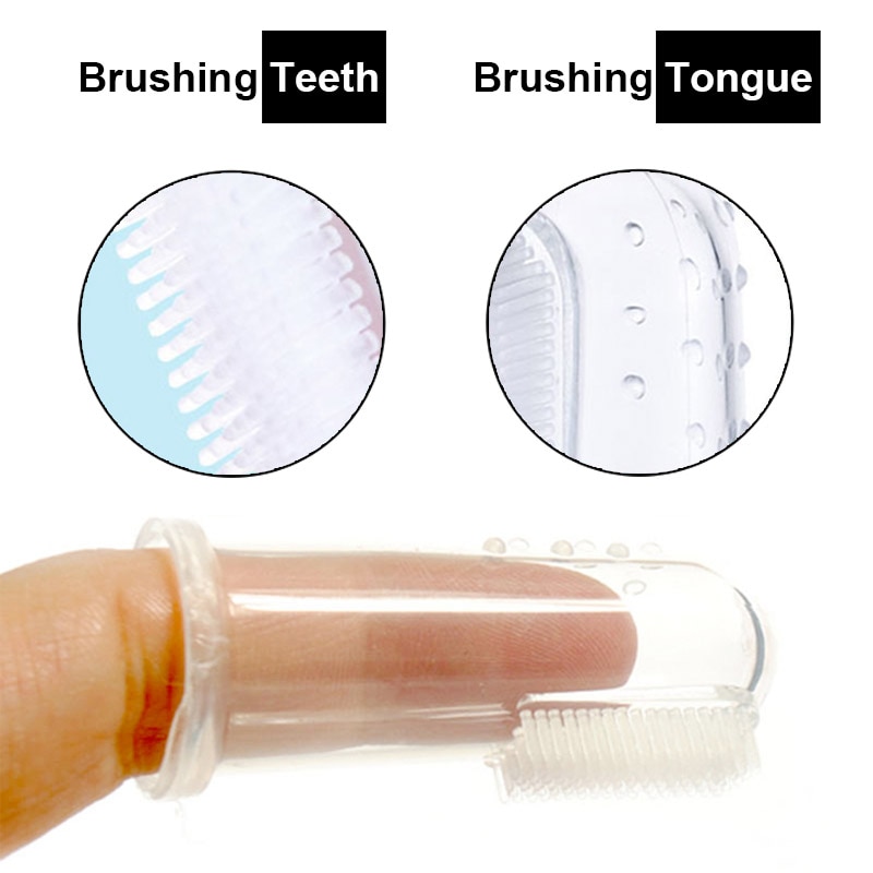 Dog Finger Toothbrushes Pet Supplies (10 pcs)