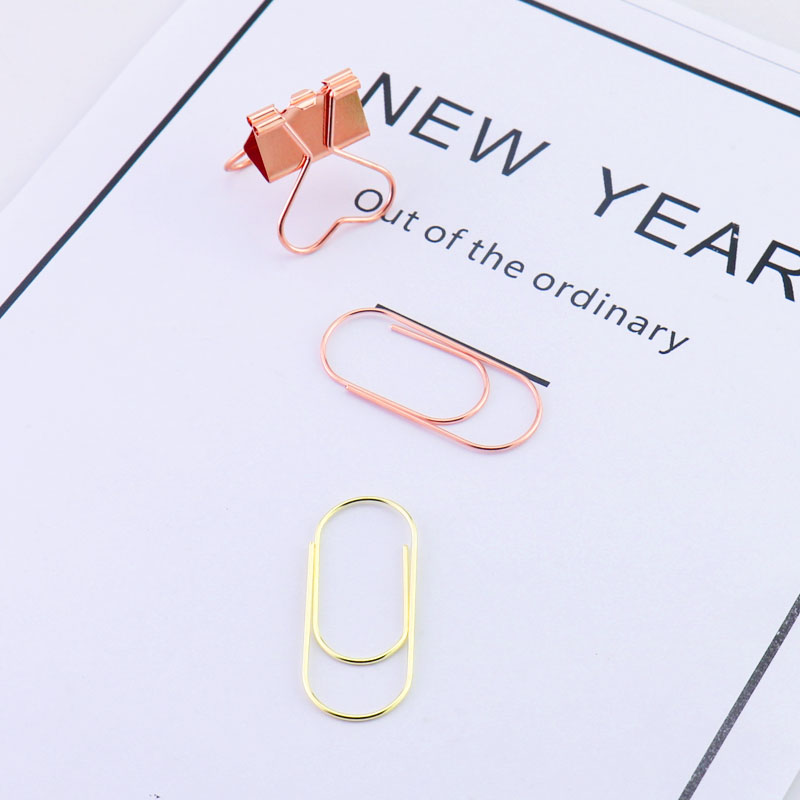 Metal Paper Clip Stationery Set (25 pcs)