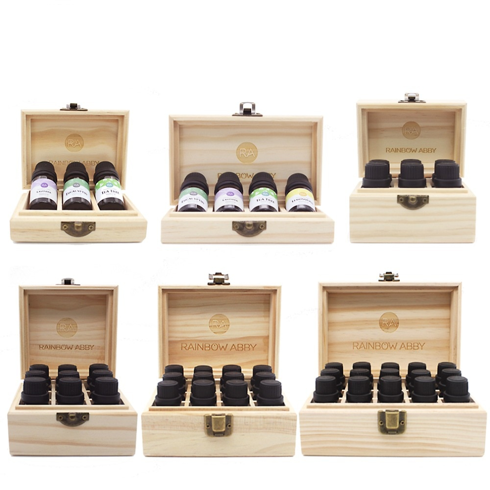 Essential Oil Storage Box Wooden Keeper