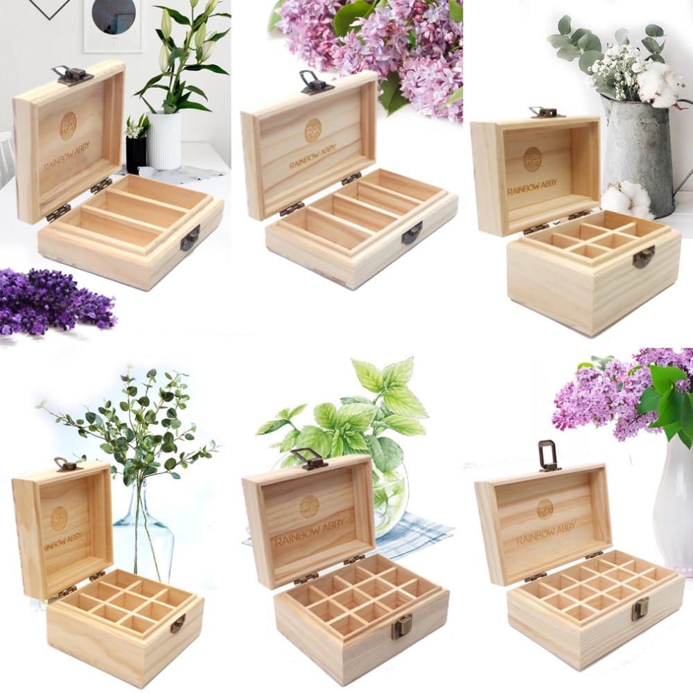 Essential Oil Storage Box Wooden Keeper