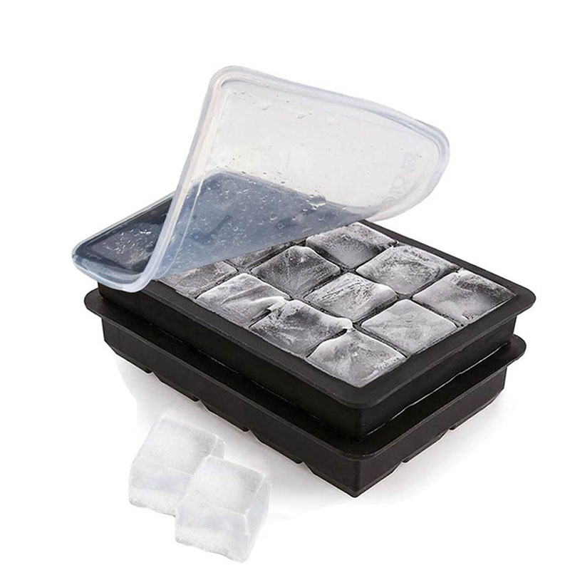 Ice Cube Tray with Lid 15 Holes Ice Tray