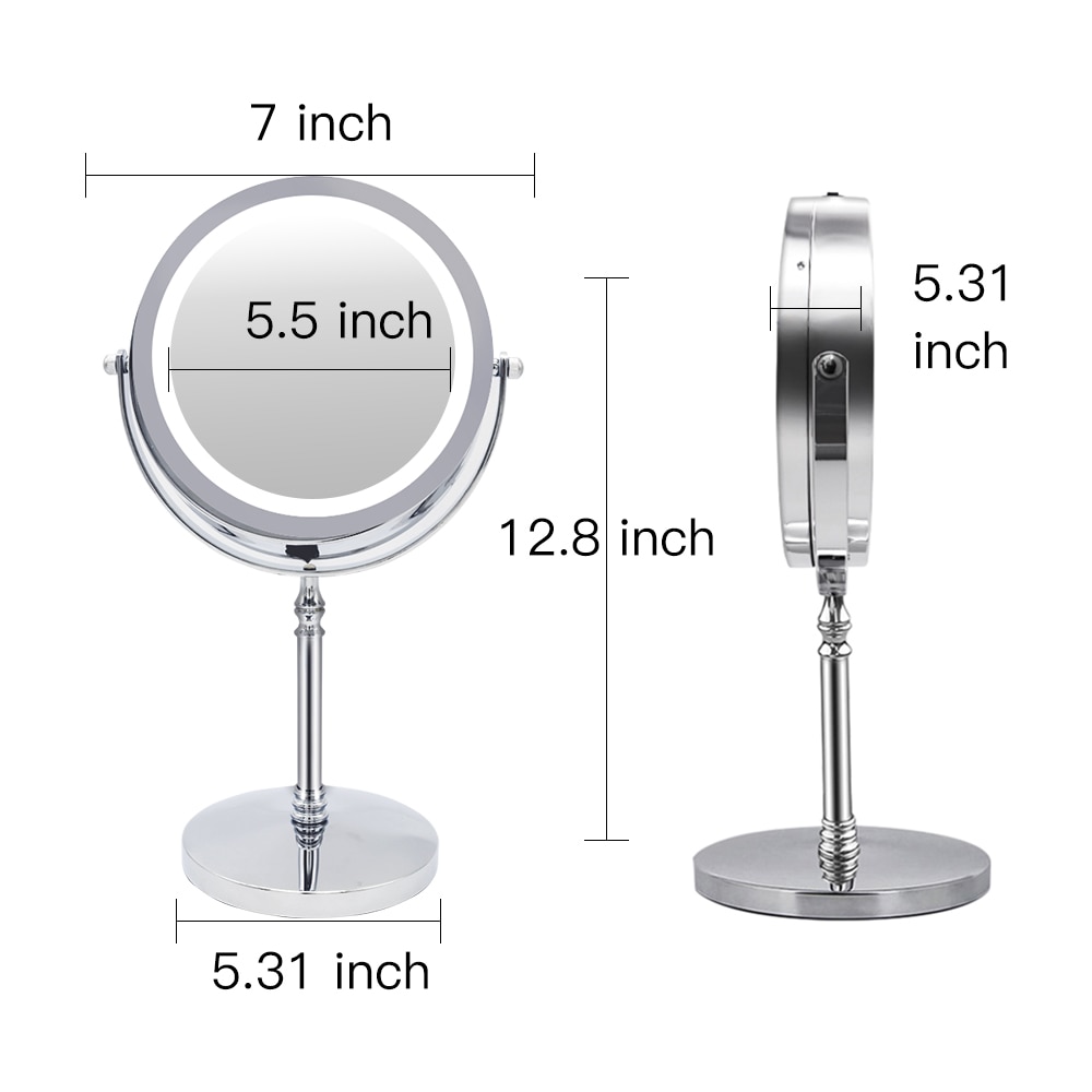 10x Magnifying Mirror LED Cosmetic Mirror