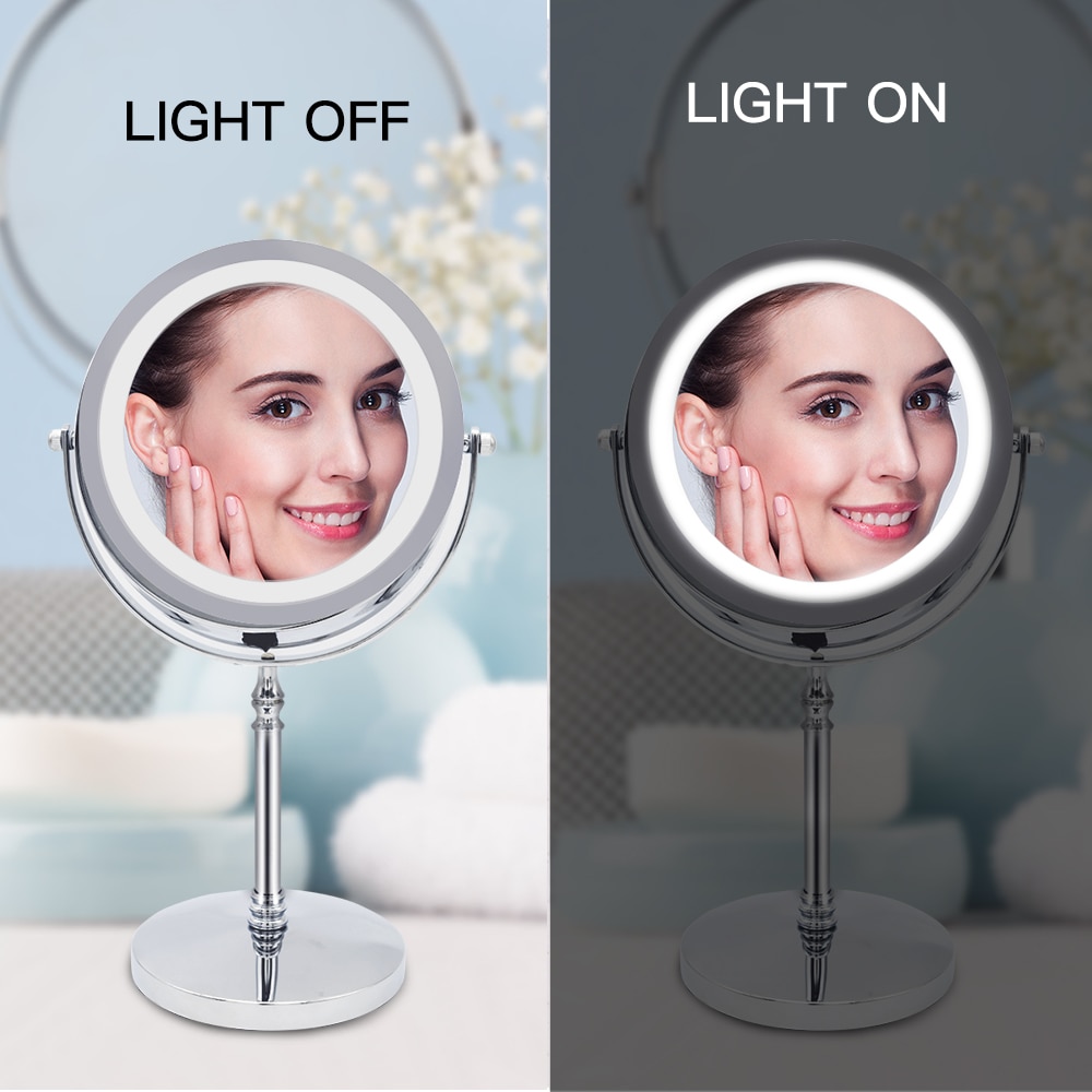 10x Magnifying Mirror LED Cosmetic Mirror