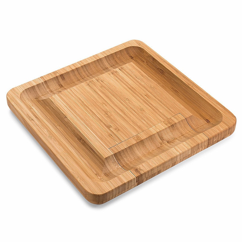 Cheese Board with Knives Wooden Board