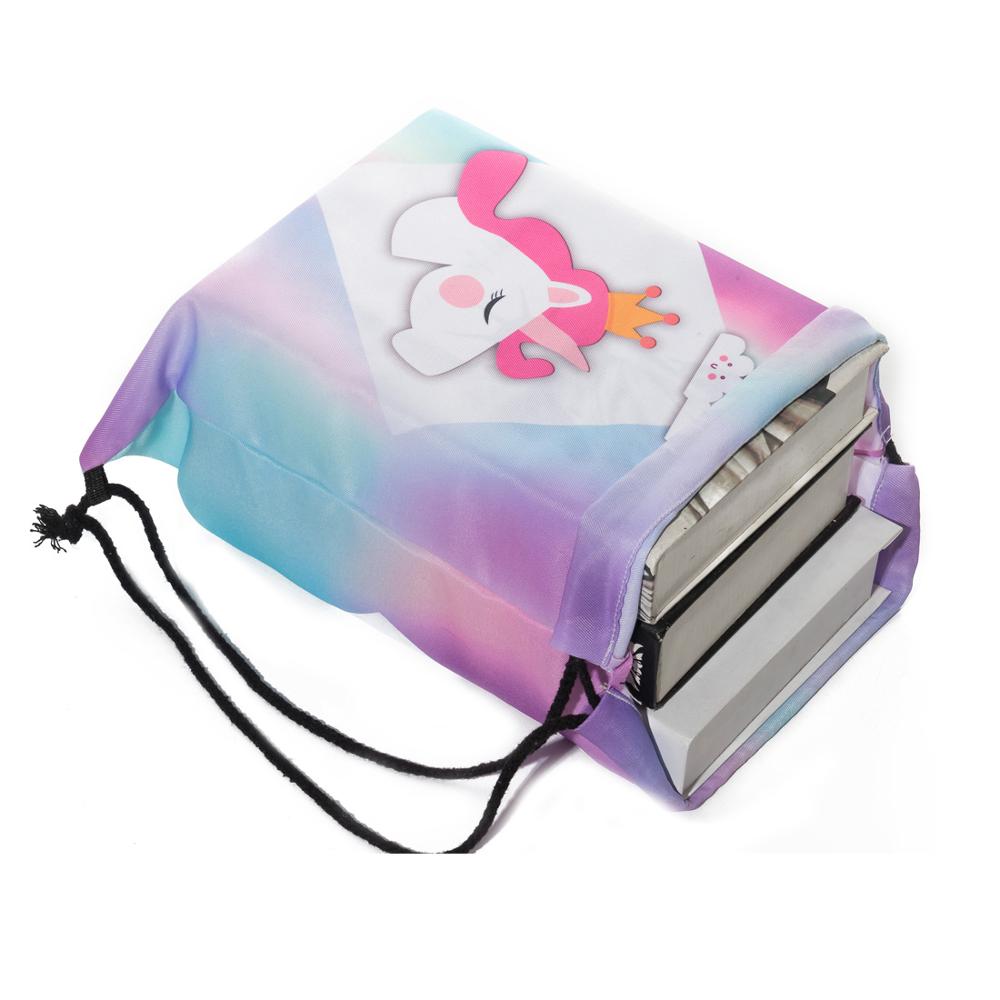 Girls Drawstring Bag Cute Printed Bag