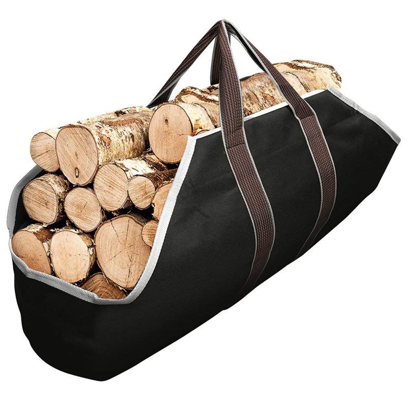 Firewood Bag Canvas Log Carrier