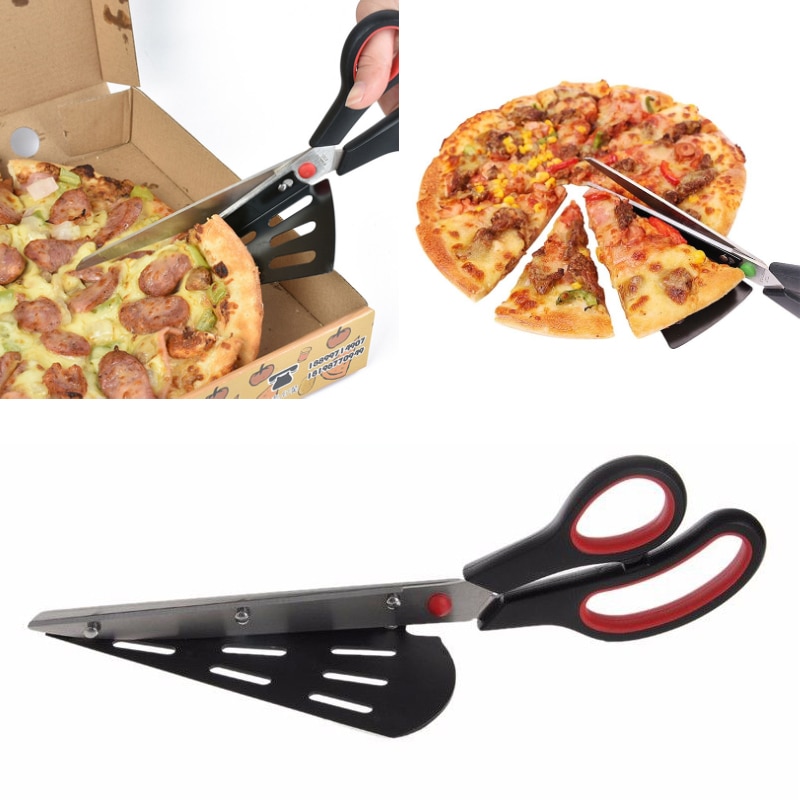 Pizza Scissors 2in1 Slicer and Server