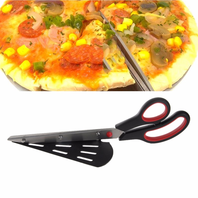 Pizza Scissors 2in1 Slicer and Server