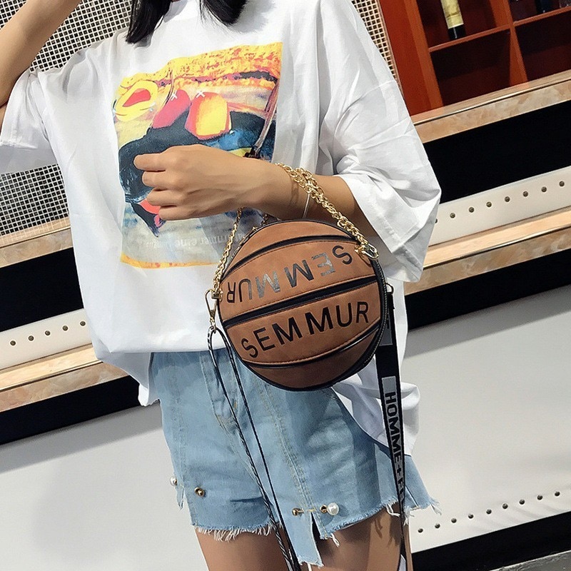 Basketball Purse Fashion Handbag