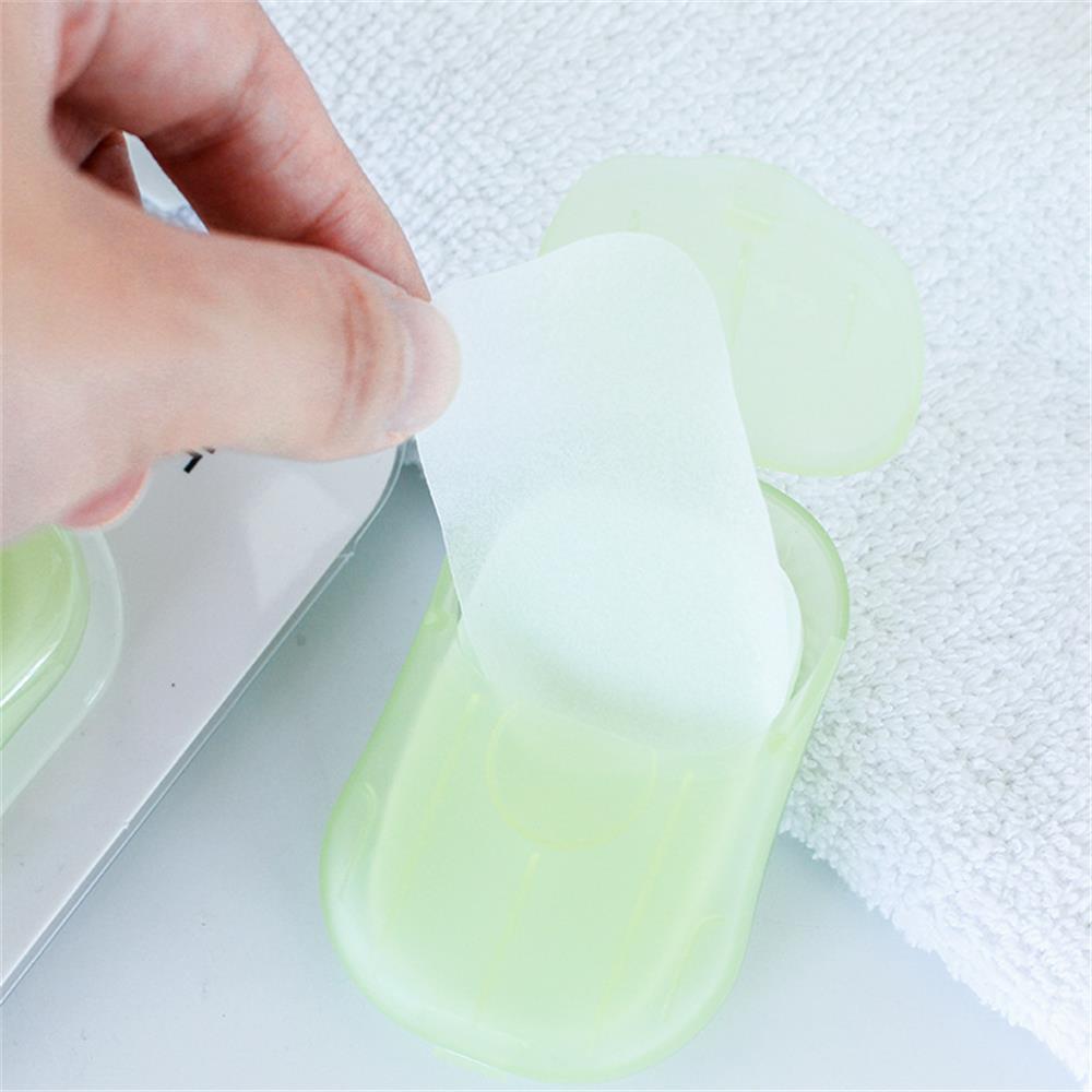 Paper Soap Sheets Travel Hygiene Box (50 pcs)