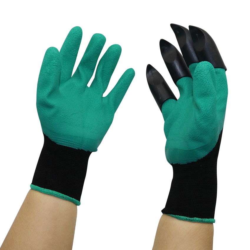 Garden Gloves with Fingertips Claws