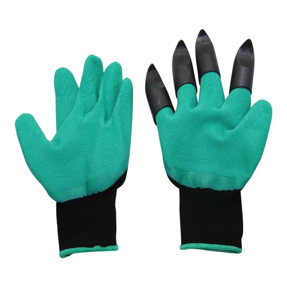 Garden Gloves with Fingertips Claws