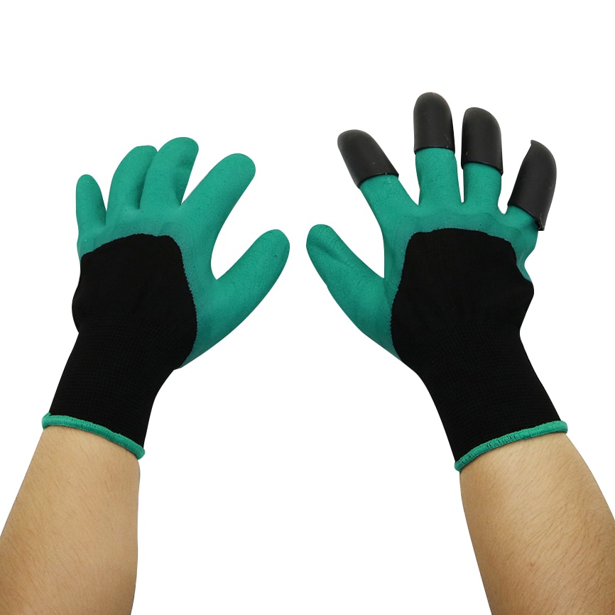 Garden Gloves with Fingertips Claws