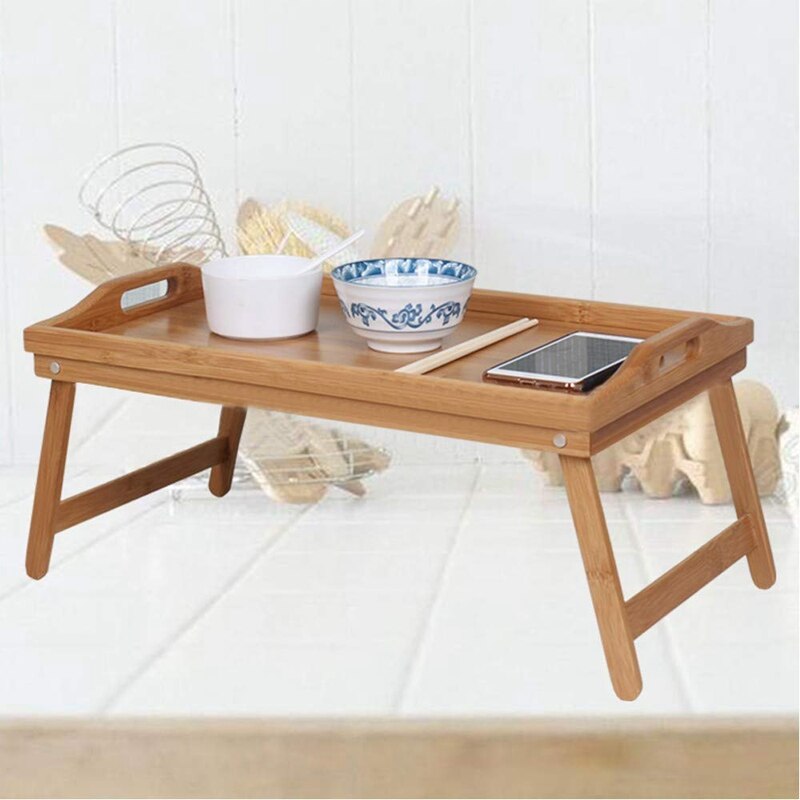 Breakfast Tray Wooden Mini Table