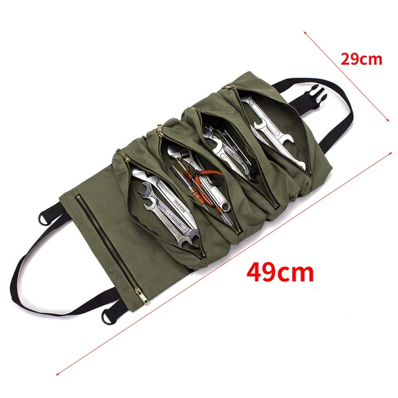 Roll Up Tool Bag Carrier Tote