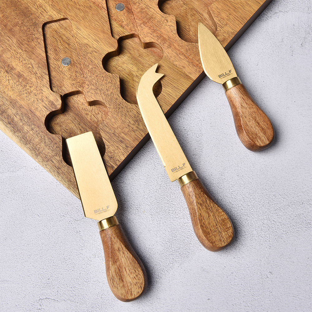 Cheese Board and Knife Set (4 pcs)