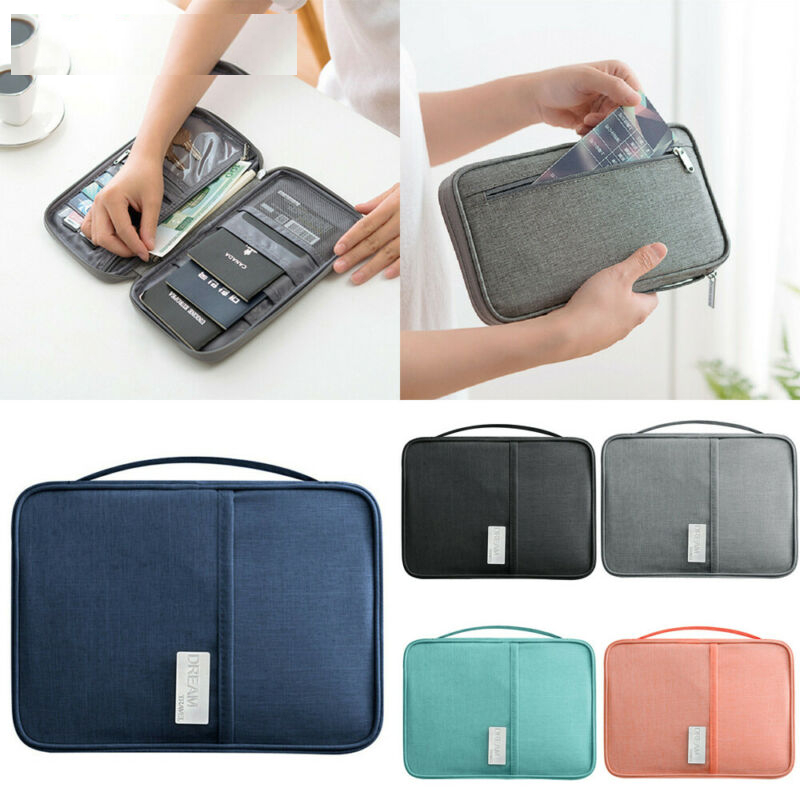 Family Passport Holder Organizer Bag