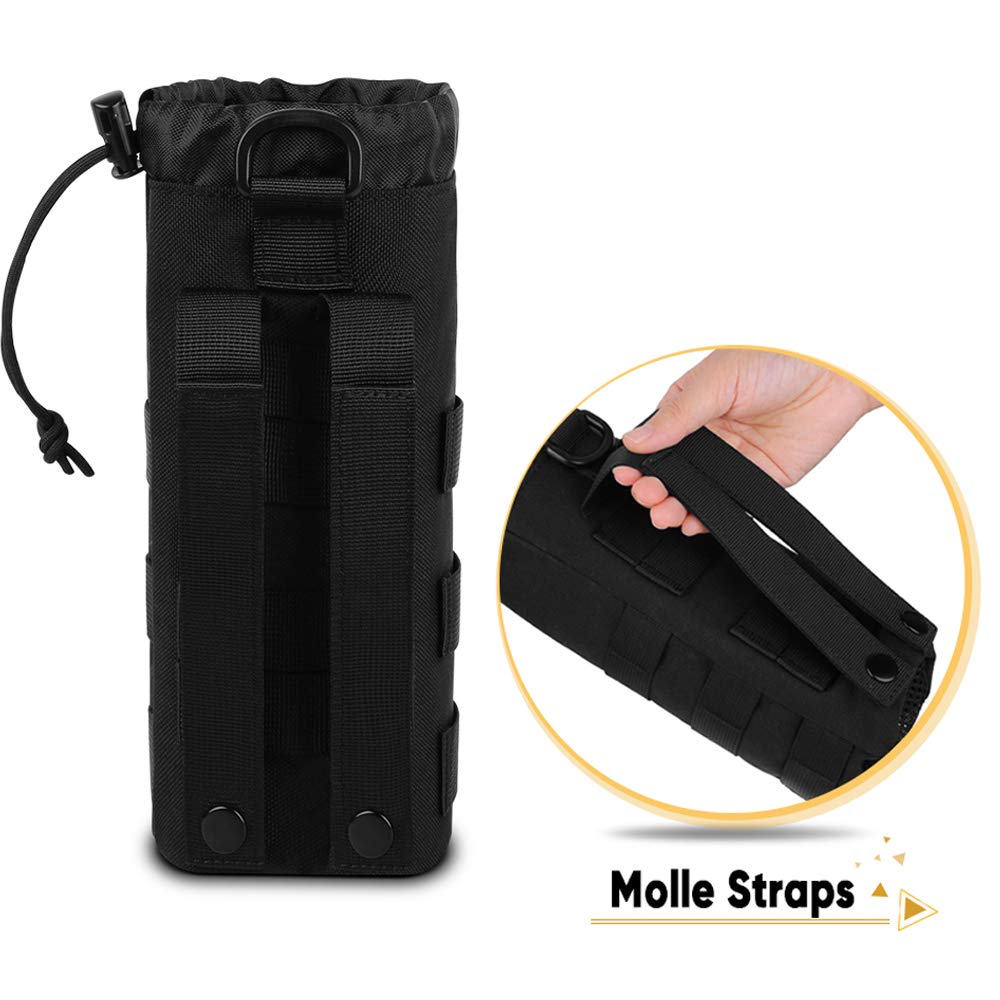 Water Bottle Pouch with Adjustable Strap