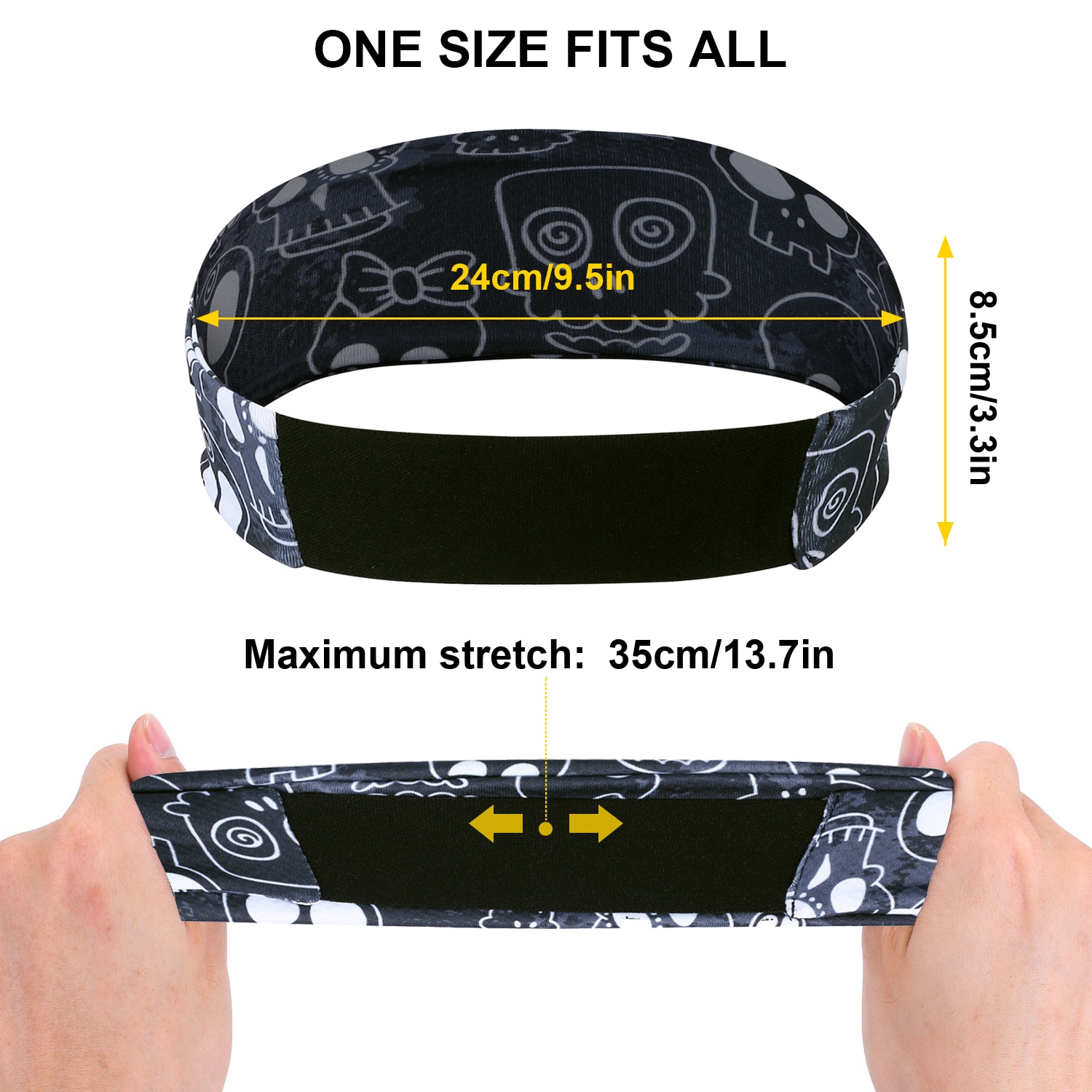 Gym Headband Sports Fitness Sweatband