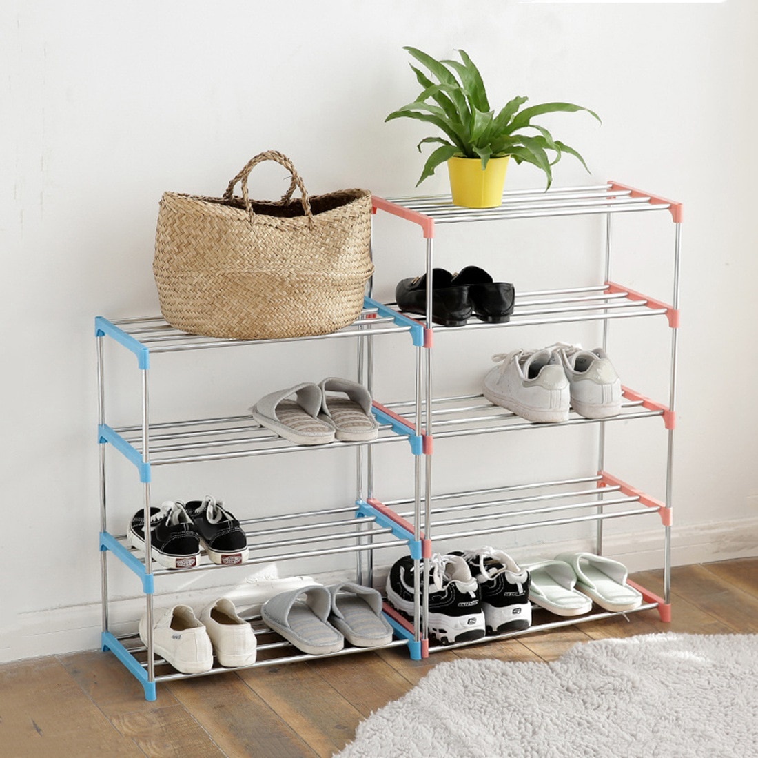 Steel Shoe Rack Storage Organizer