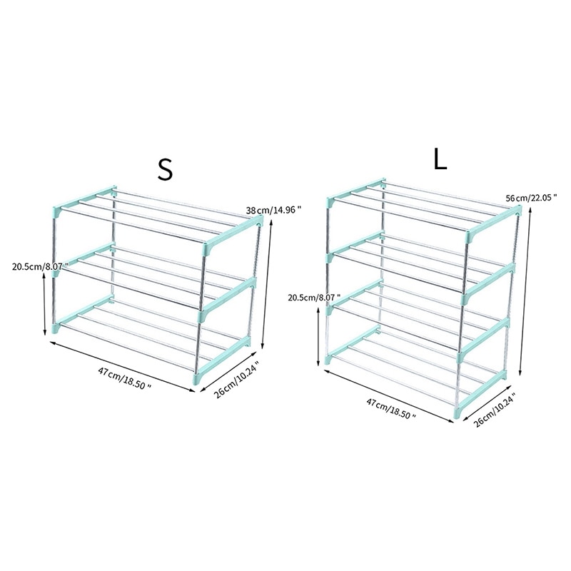 Steel Shoe Rack Storage Organizer