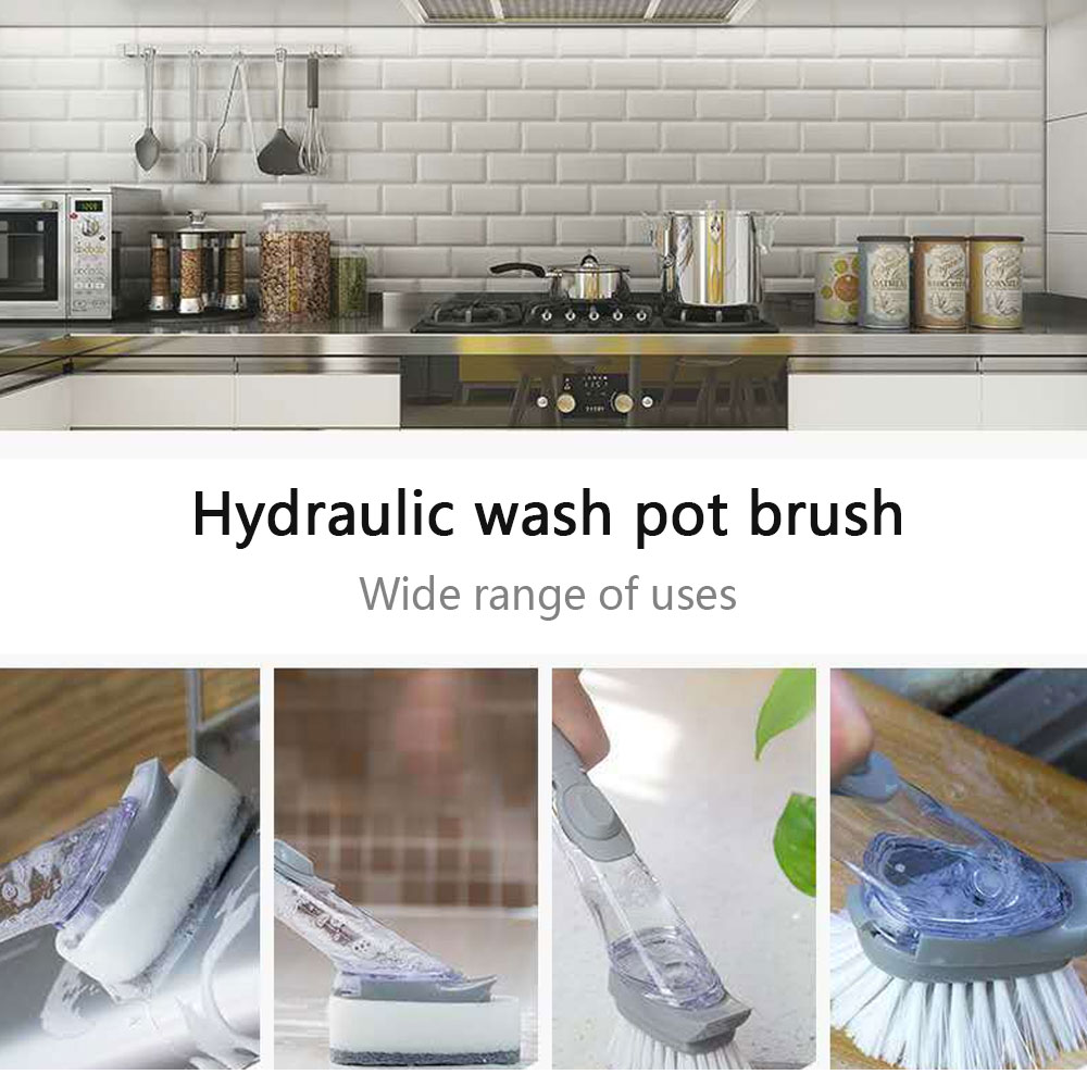 Dish Wash Scrubber Soap Dispenser