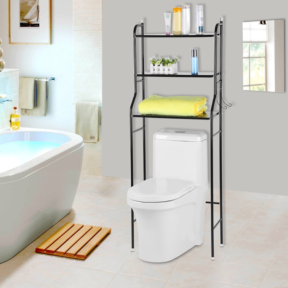 Over the Toilet Ladder 3-Tier Rack