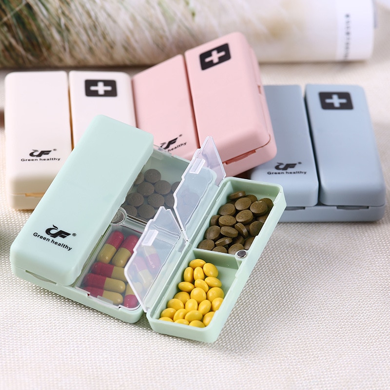 Small Pill Dispenser Portable Box