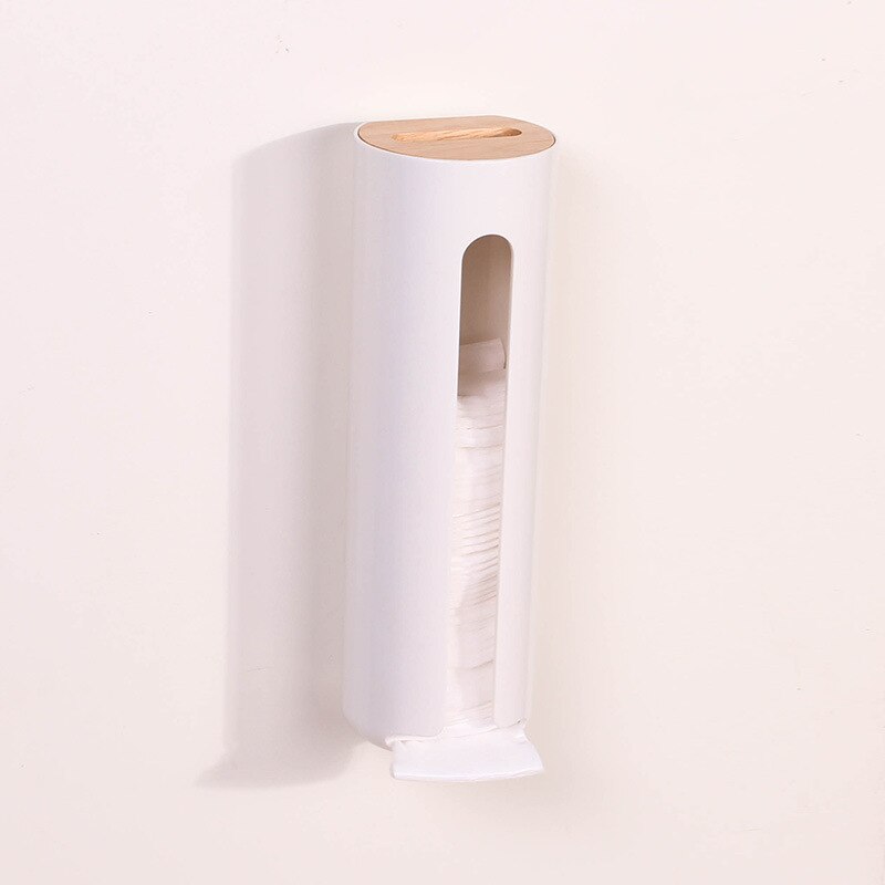 Cotton Pad Holder Wall-Mount Dispenser