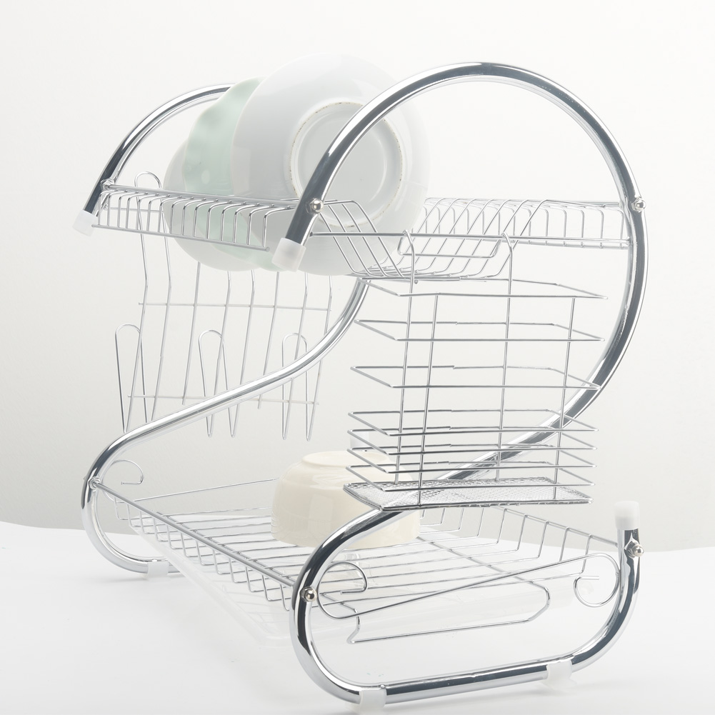 2 Tiers Dish Rack Organizer