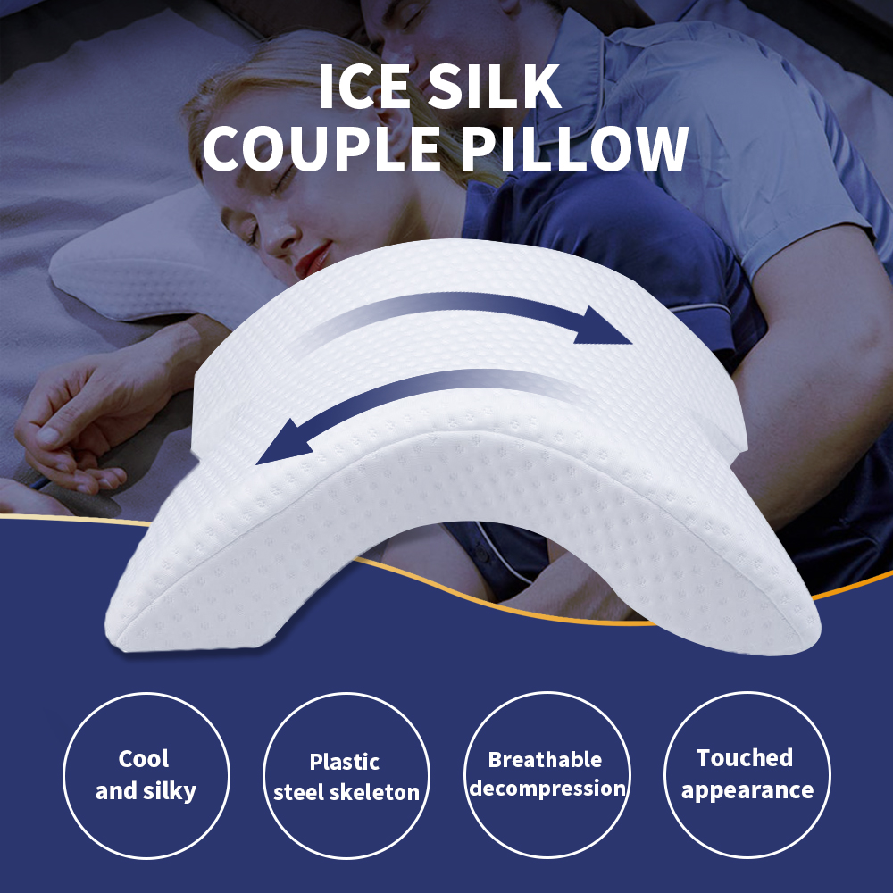 Spooning Pillow Couple Curve Cushion