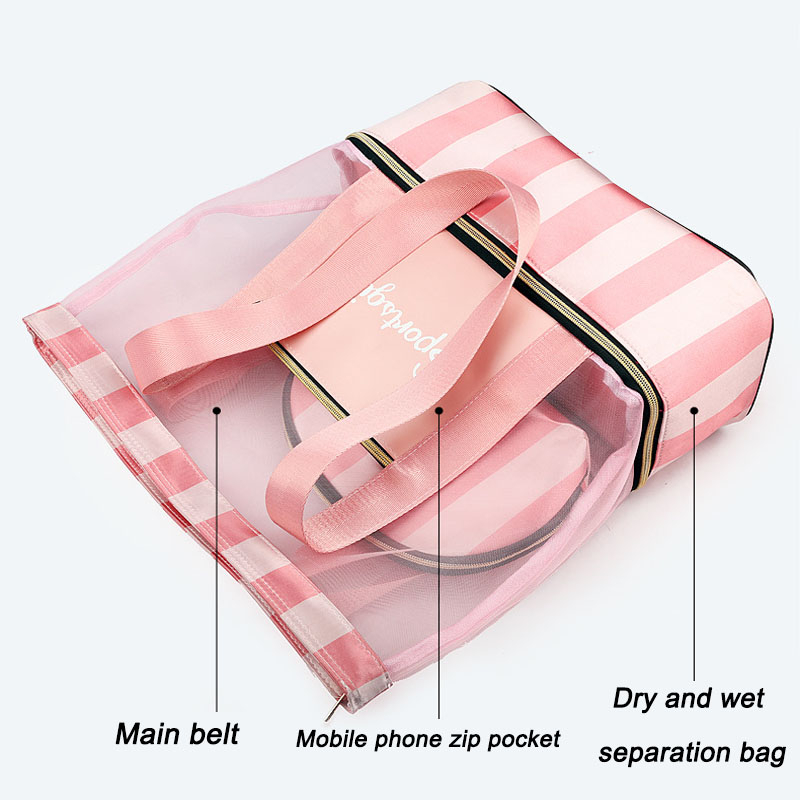 Bag with Shoe Compartment Shoulder Bag