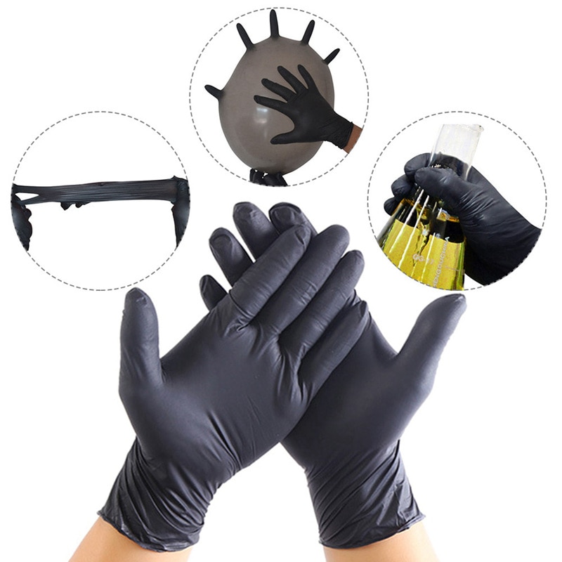 Disposable Gloves Nitrile Latex Gloves (20pcs)