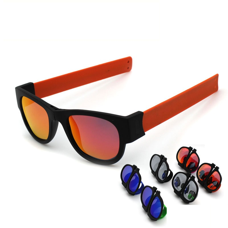 Folding Sunglasses Slap Bracelet Sunglasses