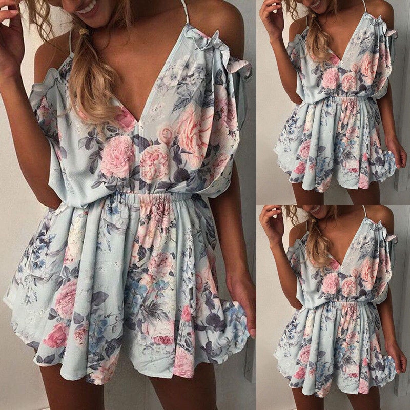 Floral Romper Ladies Stylish Apparel