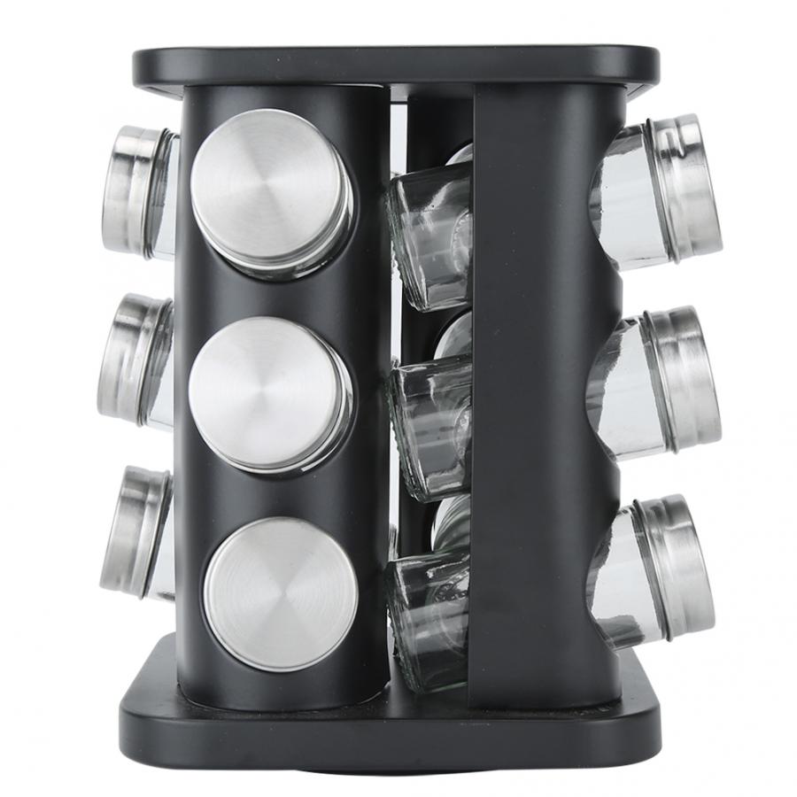 Rotating Spice Rack 12 Jar Organizer