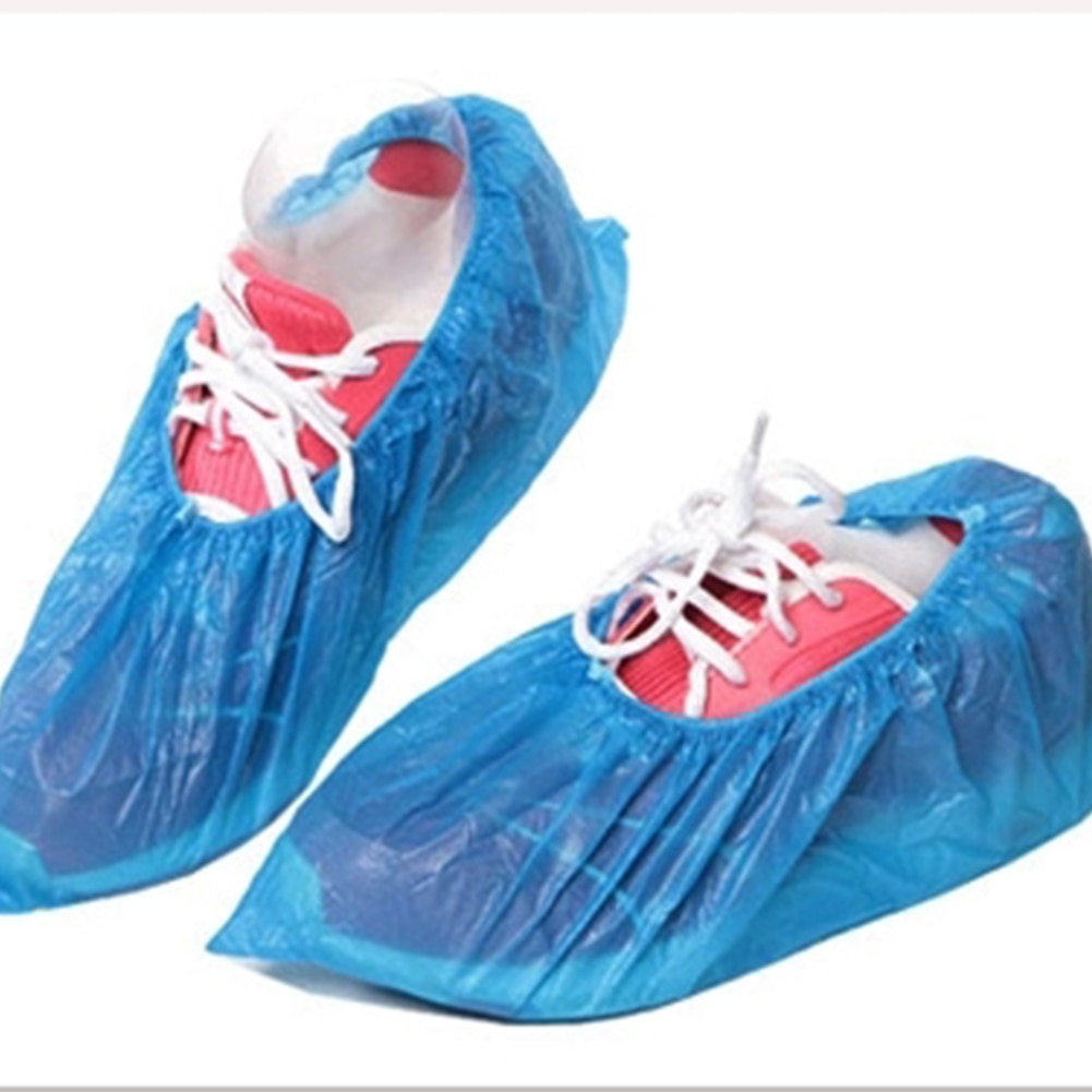 Disposable Shoe Covers Plastic Material(100pcs)