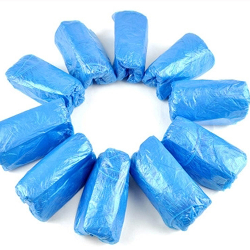 Disposable Shoe Covers Plastic Material(100pcs)