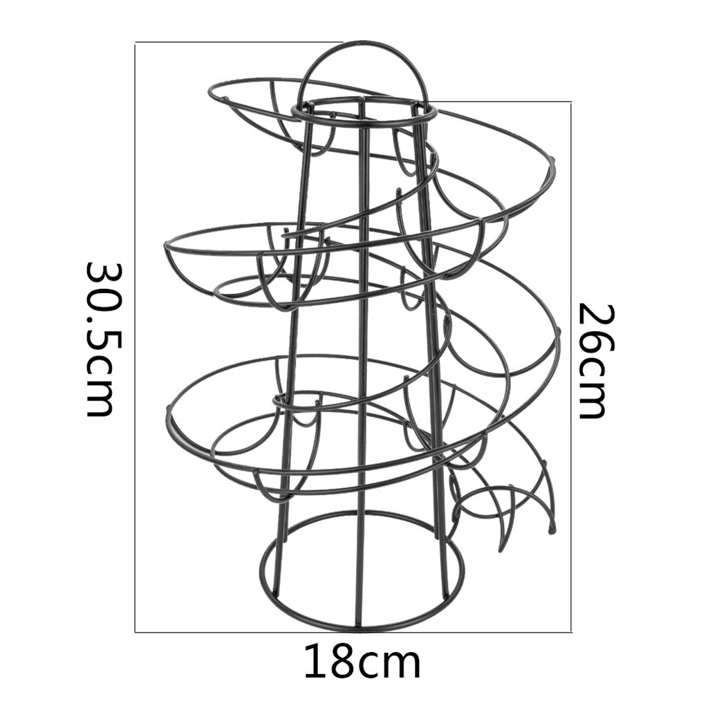 Egg Skelter Spiral Dispenser Rack